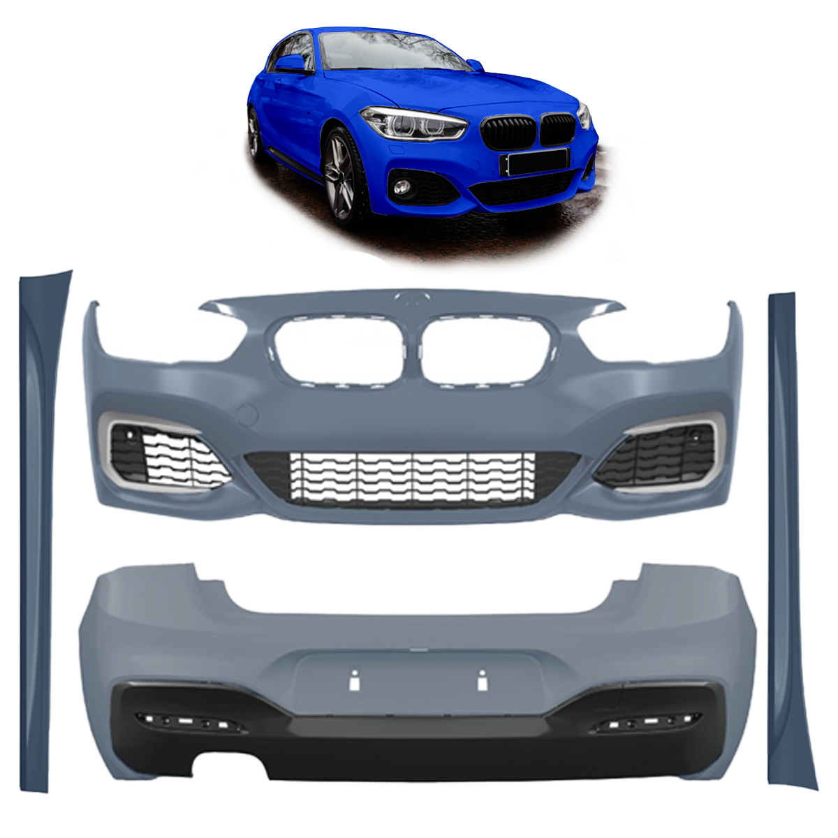 Bodykit Stoßstangen-Set PDC SRA passend für BMW 1er F20 2015-2019