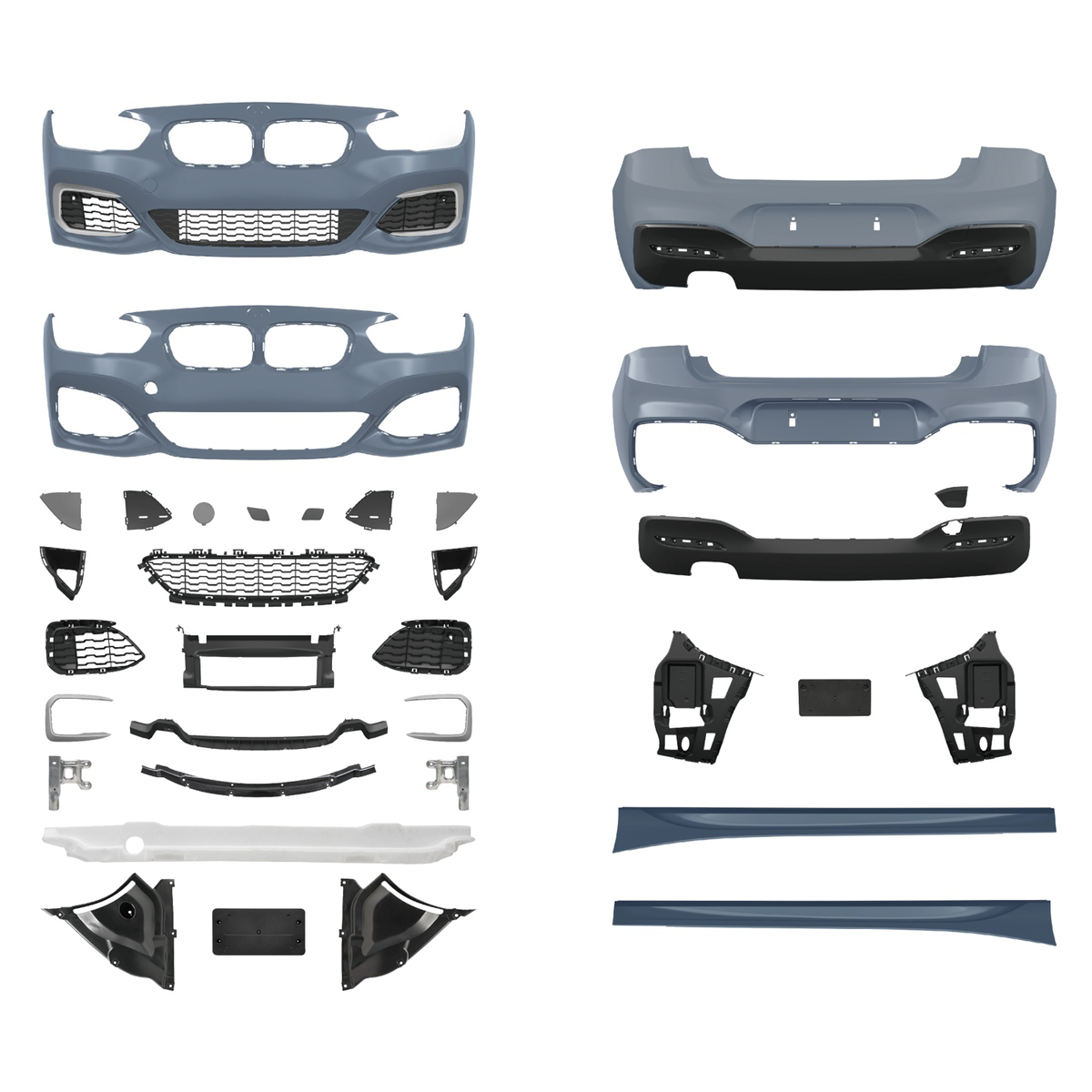 Bodykit Stoßstangen-Set PDC SRA passend für BMW 1er F20 2015-2019