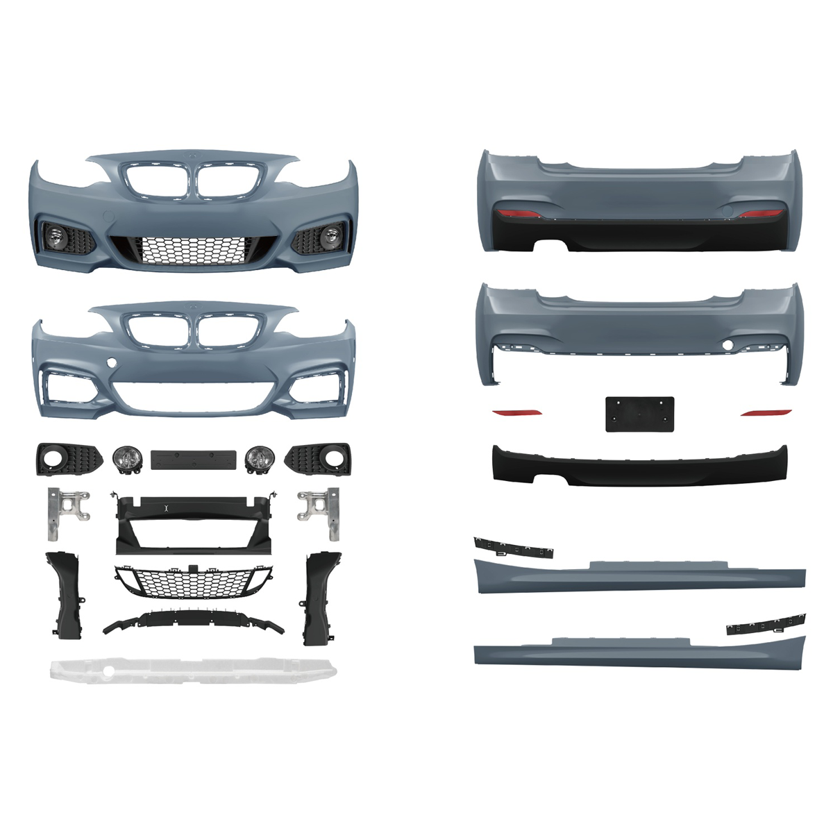 Sport Bodykit Set passend für BMW 2er F22 F23 2012-2020