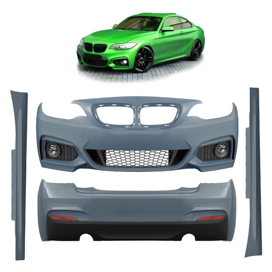 Sport Bodykit Stoßstangen Set PDC SRA passend für BMW 2er F22 F23 2012-2020