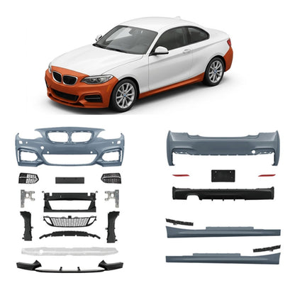 Sport Bodykit Stoßstangen-Set PDC SRA passend für BMW 2er F22 F23 2012-2020