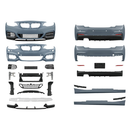 Sport Bodykit Stoßstangen-Set PDC SRA passend für BMW 2er F22 F23 2012-2020