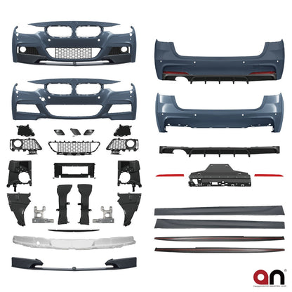 Bodykit Stoßstangen-Set mit PDC und SRA passend für BMW 3 (F31) Touring 2012-2019