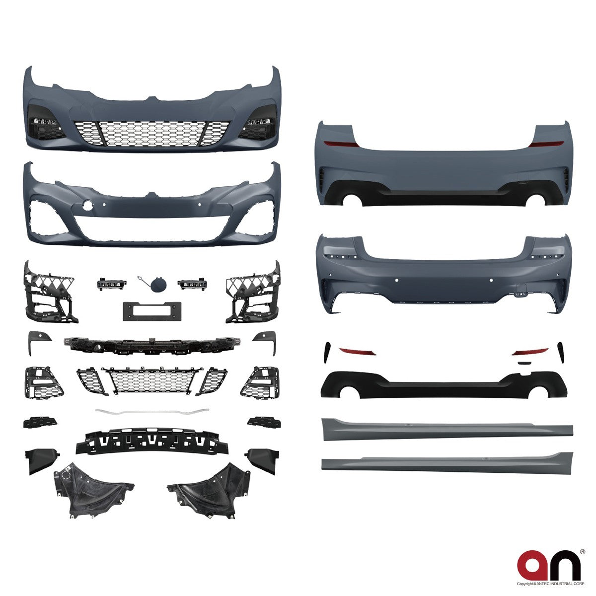 Bodykit Stoßstangen Set passend für BMW 3er G20 2019-2022