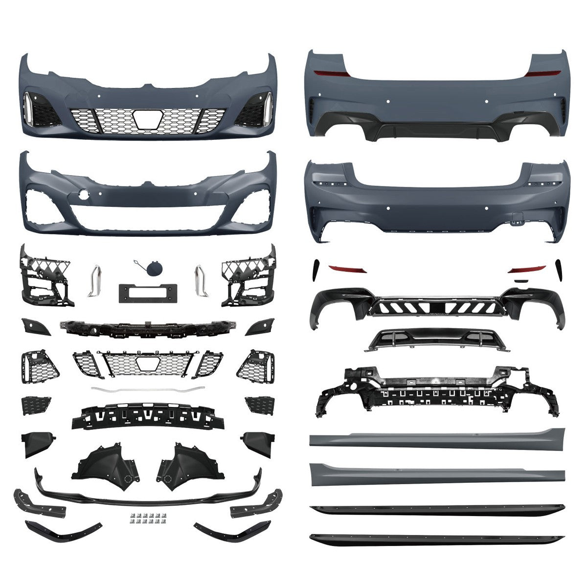 Sport Bodykit Stoßstangen Set PDC ACC passend für BMW 3er (G20) Limousine 2019-2022
