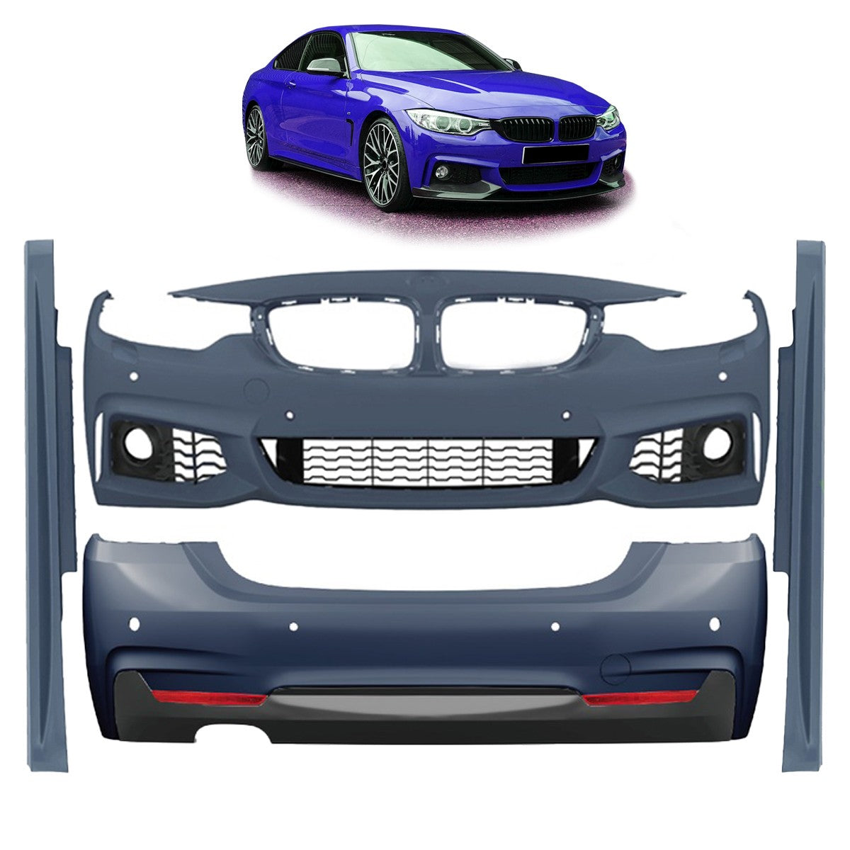 Bodykit Stoßstangen-Set PDC SRA passend für BMW 4er F32 F33 2013-2020