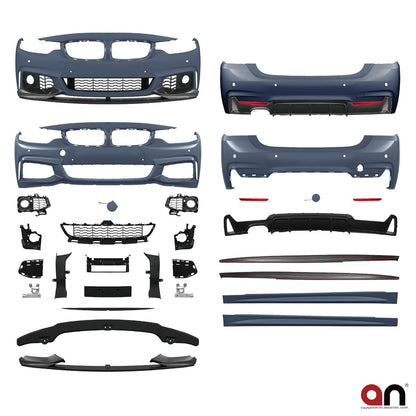 Bodykit Stoßstangen Set PDC SRA passend für BMW 4 (F36) Gran Coupe 2014-2021
