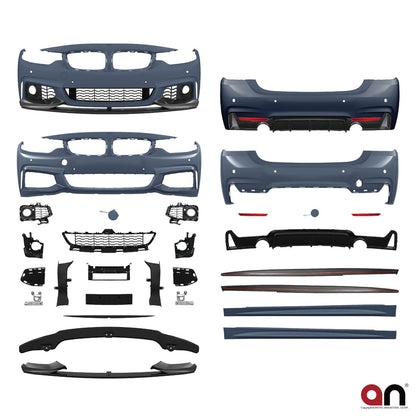 Bodykit Stoßstangen Set mit PDC SRA passend für BMW 4er F36 Gran Coupe 2014-2021