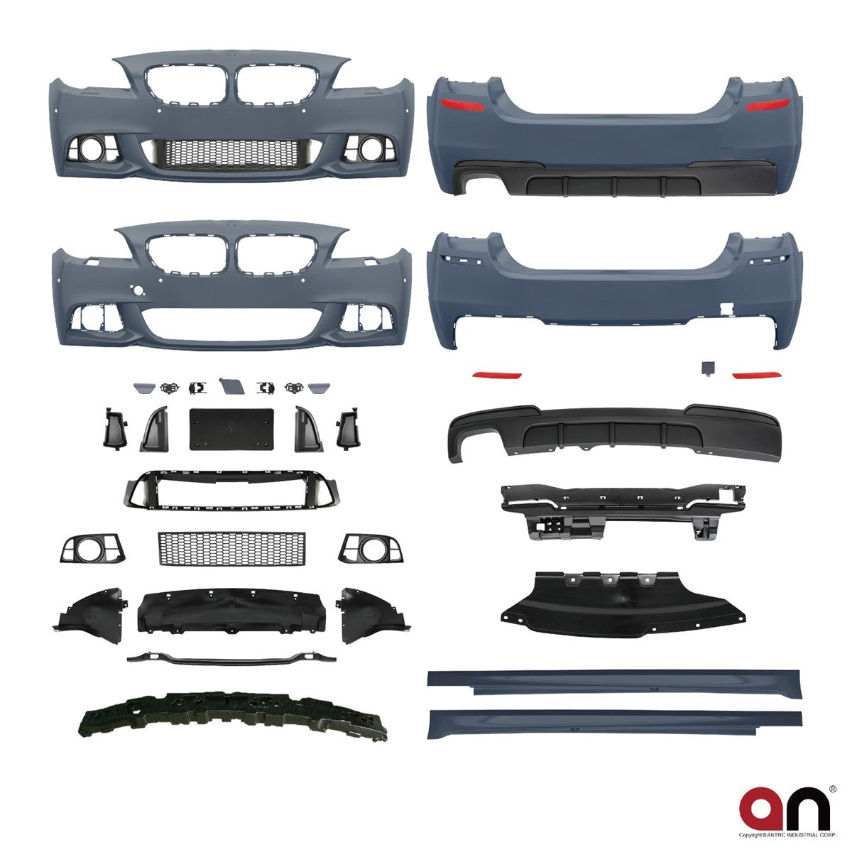 Bodykit Stoßstangen Set PDC SRA passend für BMW 5 (F10) Limousine 2013-2017