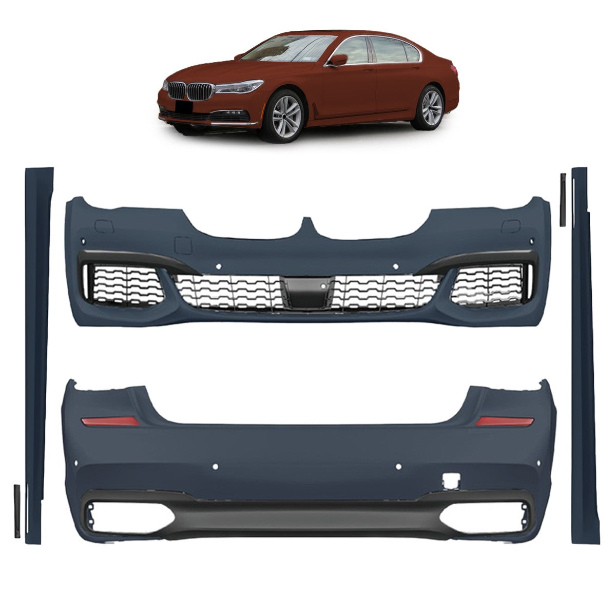 Bodykit Stoßstangen-Set passend für BMW 7er G11 SWB 2015-2018