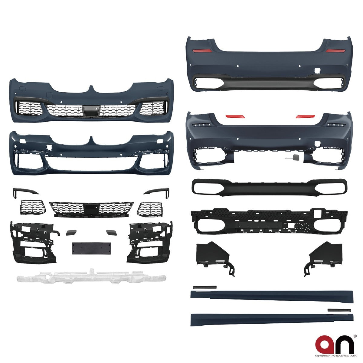 Bodykit Stoßstangen-Set passend für BMW 7er G11 SWB 2015-2018