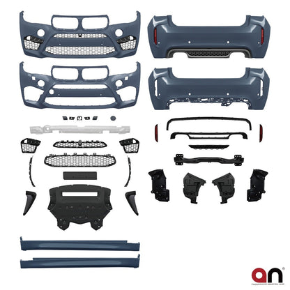 Karosseriekit Stoßstangen-Set mit PDC passend für BMW X6 F16 2014-2019