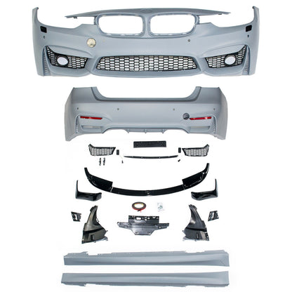 Bodykit Stoßstangen Set passend für BMW 3er (F30) Limousine 2012-2018