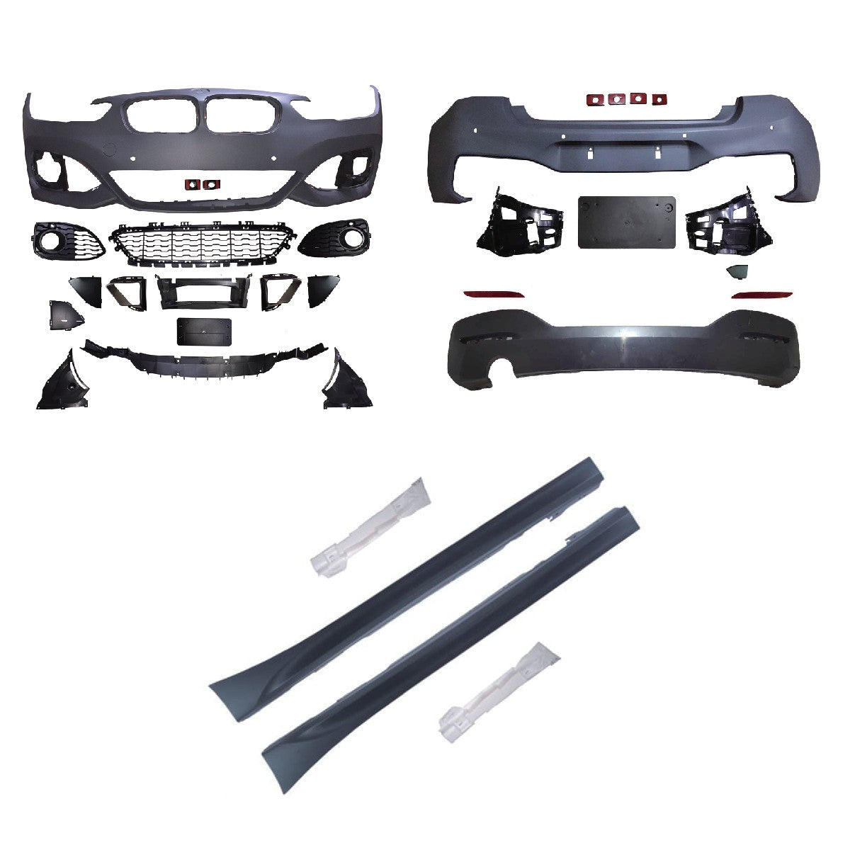 Karosserie-Kit Stoßstangen-Set passend für BMW 1er (F20) Hatchback 2015-2019