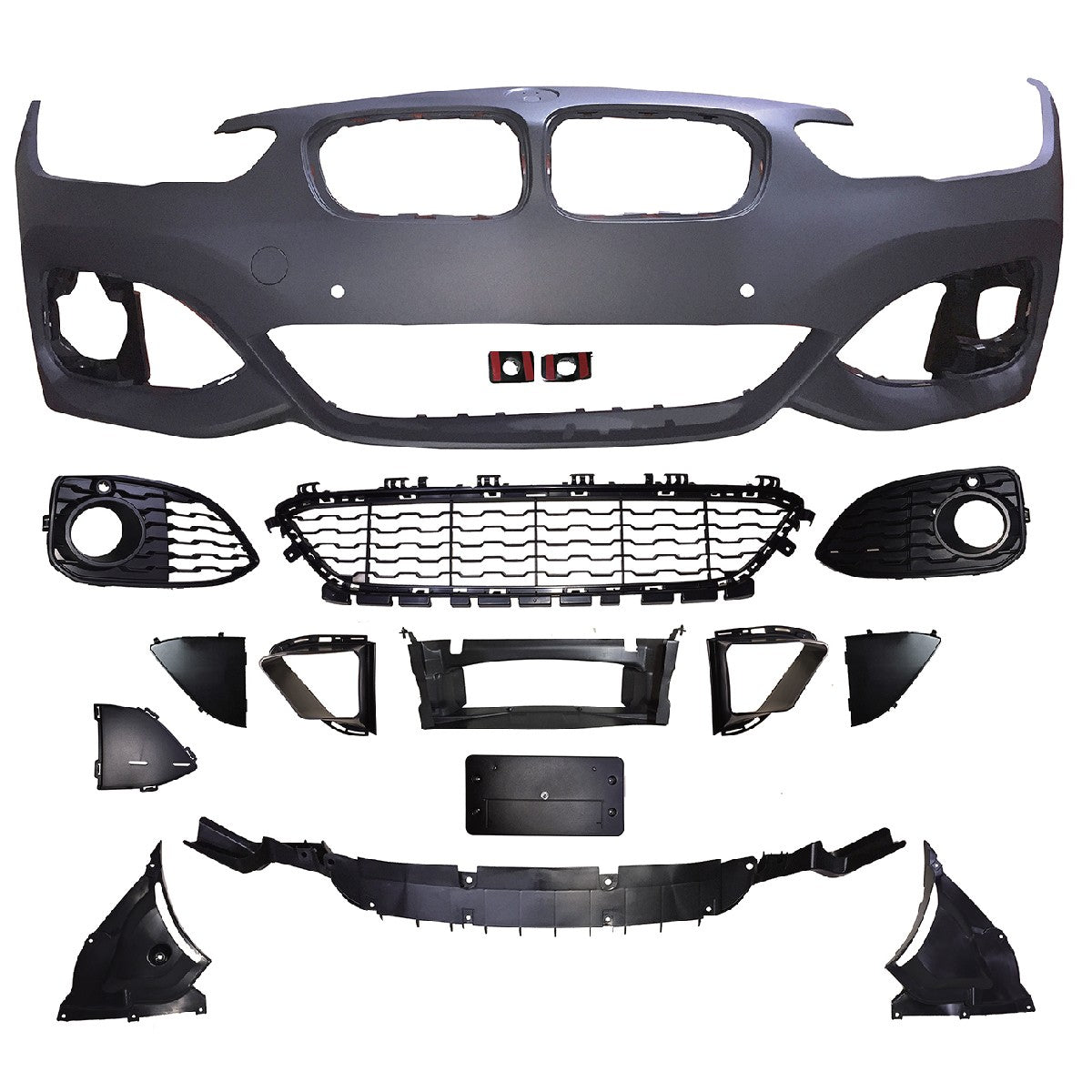 Karosserie-Kit Stoßstangen-Set passend für BMW 1er (F20) Hatchback 2015-2019