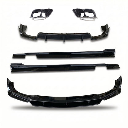 Aero Bodykit Hochglanz Schwarz passend für BMW X6 (G06) LCI 2023-