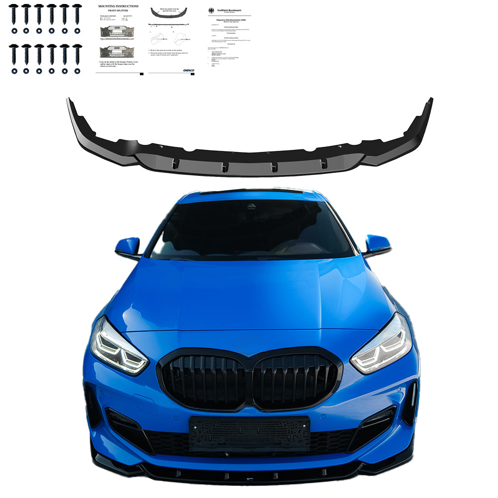 BK12.017 - Bodykit passend für BMW 1er F40 M-Pack / M135i 2019+ Hochglanz Schwarz