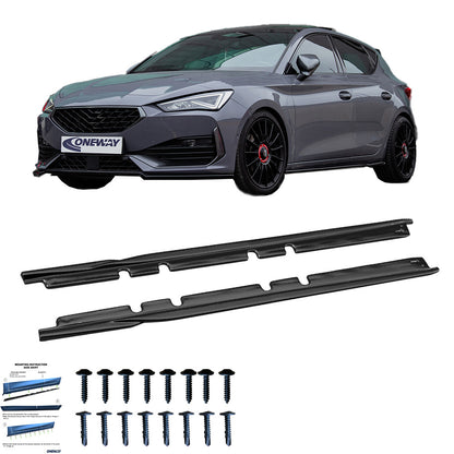 BK12.027 - Bodykit passend für CUPRA Leon MK1 2020-2024 Hochglanz Schwarz