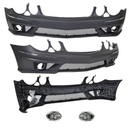 Sport Bodykit Stoßstangen Set passend für Mercedes E-Klasse W211 S211 2006-2009