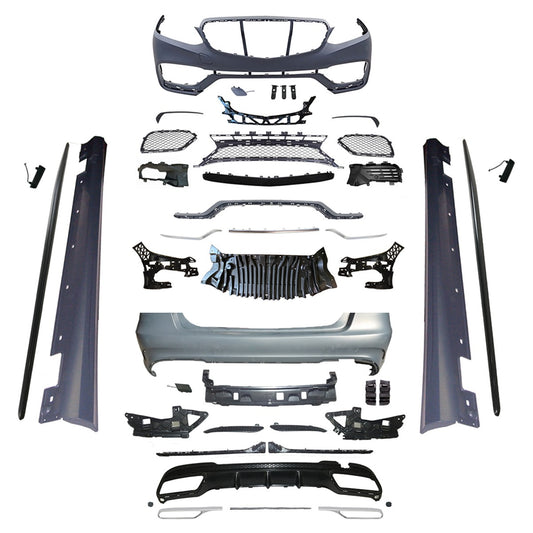 Bodykit mit Seitenschwellern & Heckdiffusor passend für Mercedes E-Klasse W212 13-16