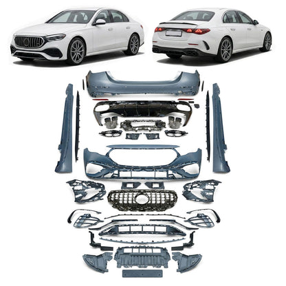 Bodykit mit Grill und Auspuffendrohren passend für Mercedes E-Klasse W214 2023-