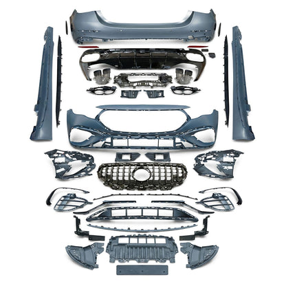 Bodykit mit Grill und Auspuffendrohren passend für Mercedes E-Klasse W214 2023-