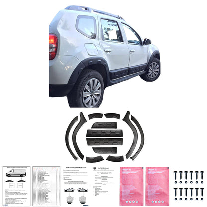 Karosserie-Kit passend für DACIA Duster Serie 1 2010-2017 (Offroad) Matt Schwarz