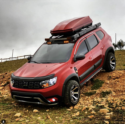 Karosserie-Kit passend für DACIA Duster Serie 2 2018+ Parkassist Matt Schwarz