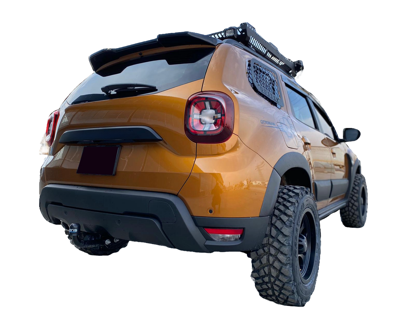 Karosserie-Kit passend für DACIA Duster Serie 2 2018+ Parkassist Matt Schwarz