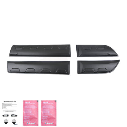 BK12.012 - Body Kit passend für Dacia Duster Serie 2 2018+ (Offroad) (ohne Duster-Markierung) Matt Schwarz