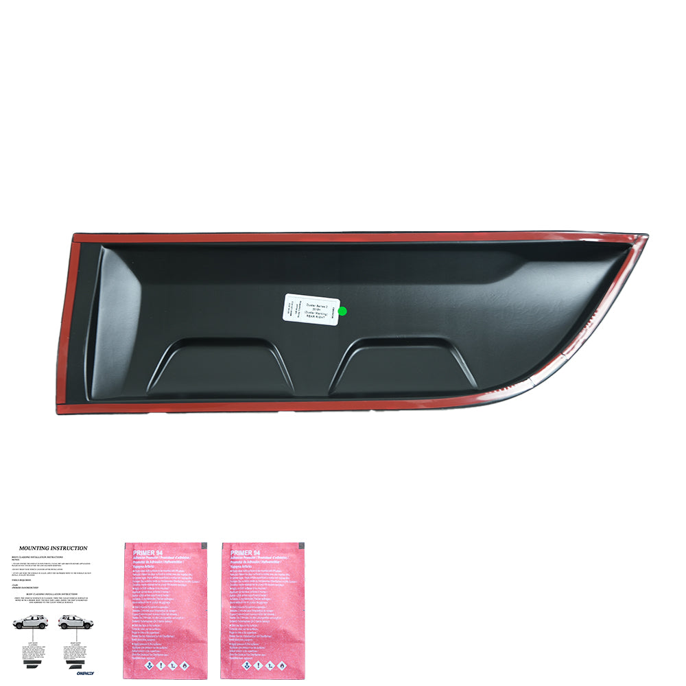 BK12.012 - Body Kit passend für Dacia Duster Serie 2 2018+ (Offroad) (ohne Duster-Markierung) Matt Schwarz