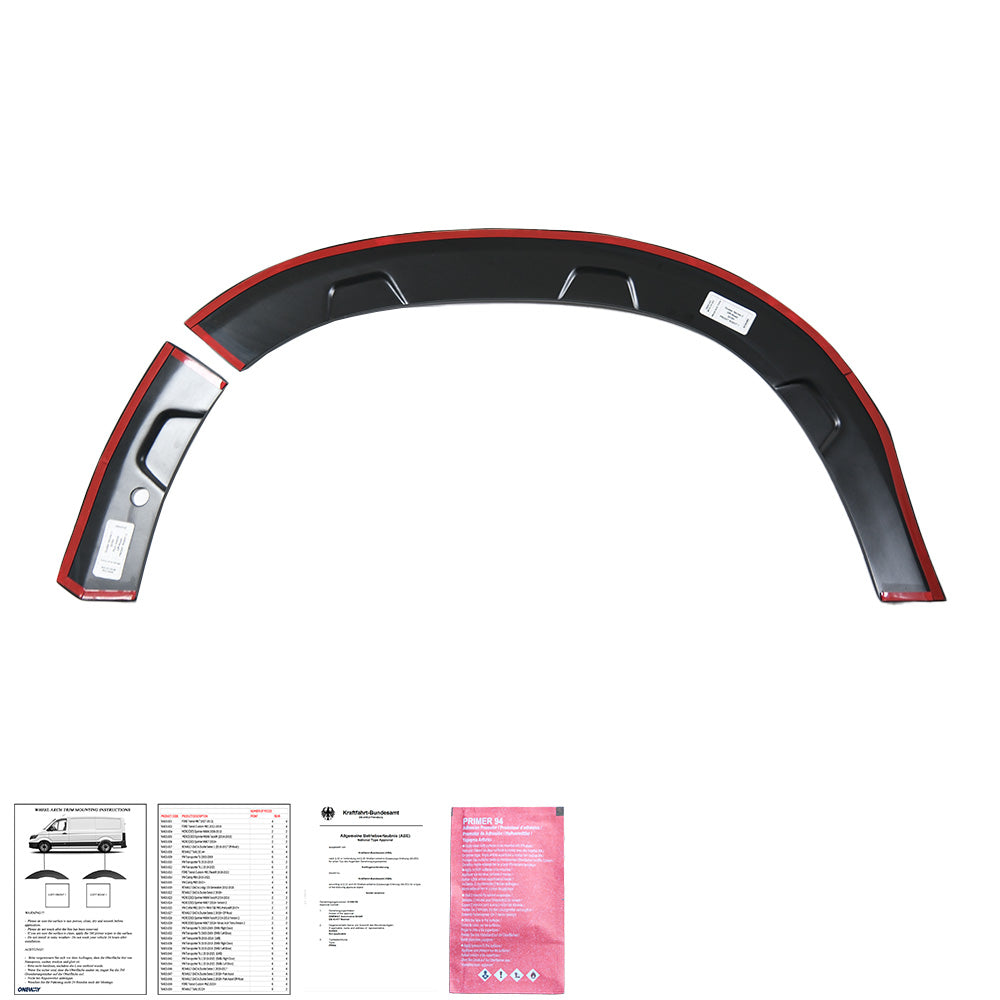 BK12.013 - Body Kit passend für Dacia Duster Serie 2 2018+ Parkassist (Offroad) (ohne Duster-Markierung) Matt Schwarz