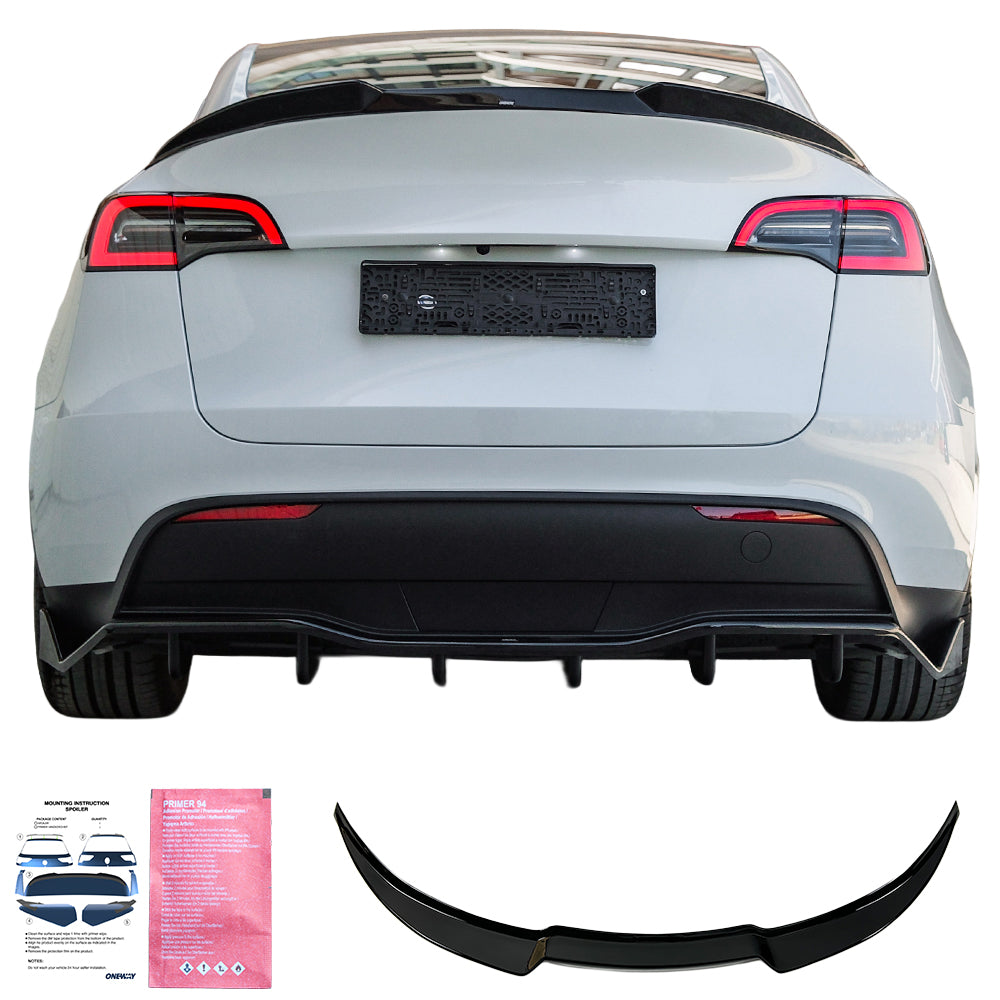 Karosserie-Kit passend für TESLA Model Y 2020-2025 Hochglanz Schwarz