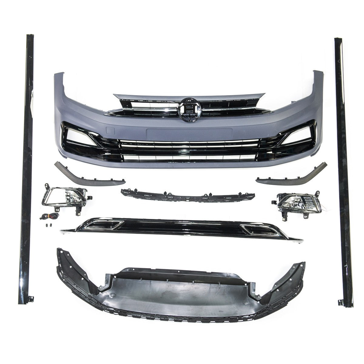 Sport Bodykit mit Nebelscheinwerfern passend für VW Polo VI (AW) 2017-2020