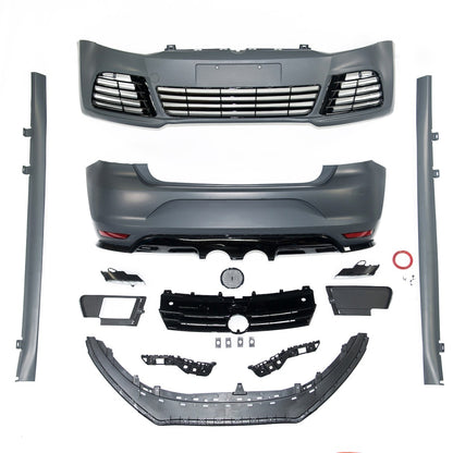 Bodykit Stoßstangen Set mit LED Tagfahrlicht passend für VW Polo V (6R, 6C) 2009-2017