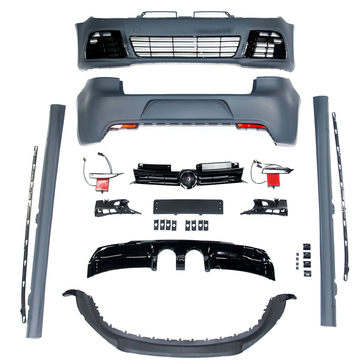 Sport Bodykit mit LED-Tagfahrlicht passend für VW Golf 6 2008-2012