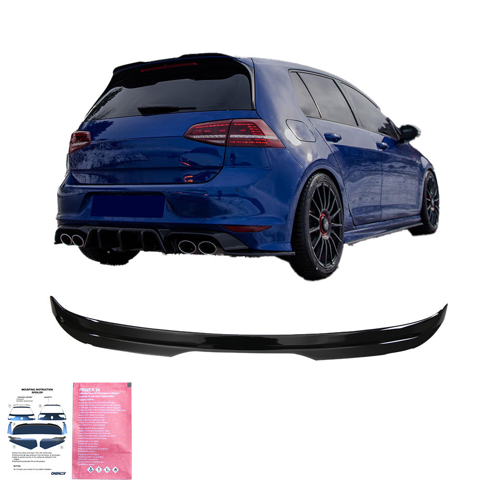 BK12.023 - Bodykit passend für VW Golf Mk7 R 2013-2016 Hochglanz Schwarz
