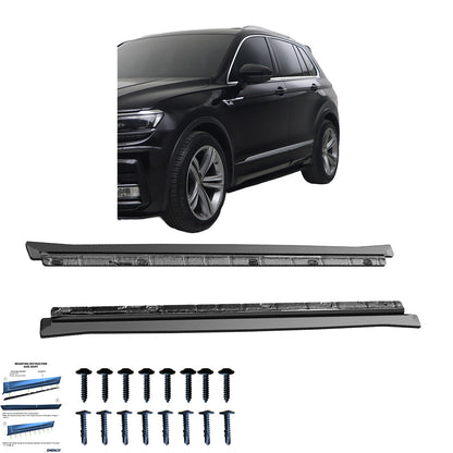 BK12.025 - Bodykit passend für VW Tiguan MK2 R-Line 2015-2020 Hochglanz Schwarz