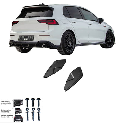 BK12.026 - Bodykit passend für VW Golf MK8 GTI / GTE / R-Line 2020-2024 Hochglanz Schwarz