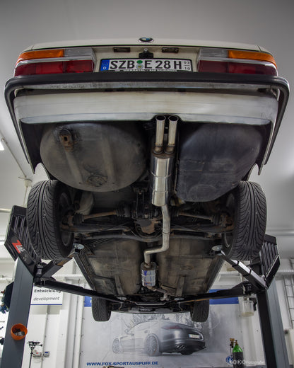 BMW E28 518i ohne Kat End- und Vorschalldämpfer - 2x55 Typ 10
