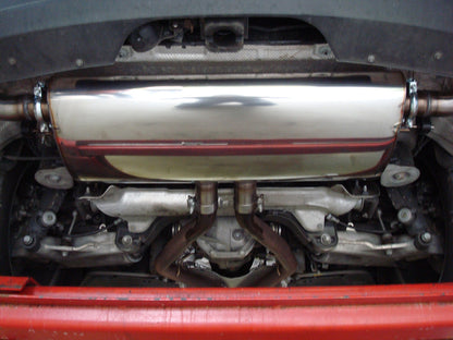 BMW X5  E70 - 4,8l 261kW Endschalldämpfer quer Ausgang rechts/links, Eingang doppelflutig - 2x80 Typ 14 rechts/links