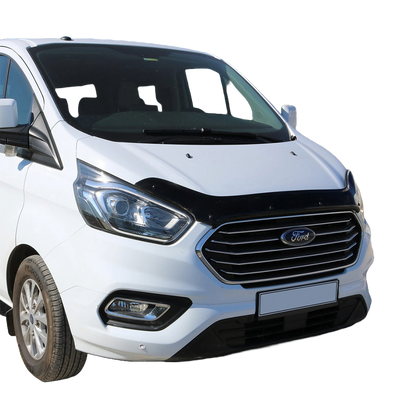 BP04.011 - Motorhaubenschutz passend für FORD Transit Custom MK1 Facelift 2018+ Hochglanz Schwarz