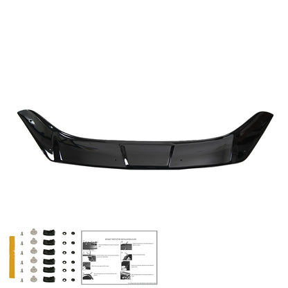 BP04.013 - Motorhaubenschutz passend für FORD Transit Courier 2014-2019 Hochglanz Schwarz