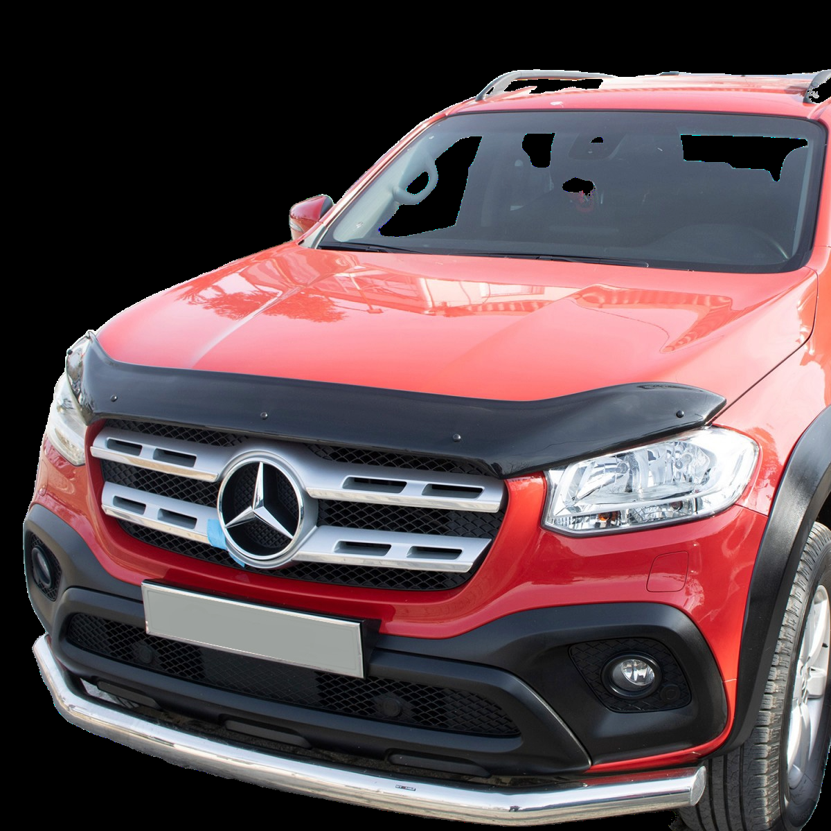 Motorhaubenschutz passend für Mercedes X-Class W470 2017+ Hochglanz Schwarz
