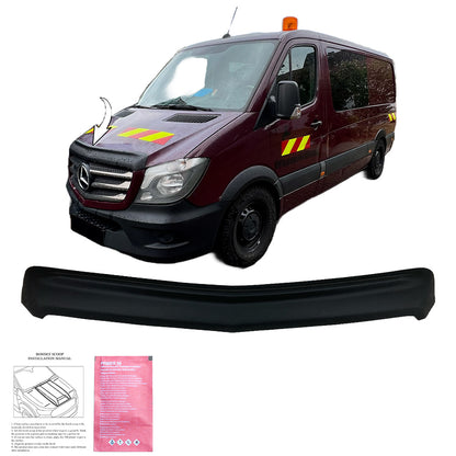 Motorhaubenschutz passend für MERCEDES Sprinter W906 Facelift 2014-2018 v2 Matt Schwarz