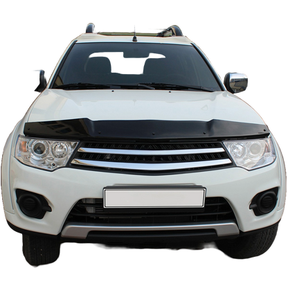 BP04.024 - Motorhaubenschutz passend für MITSUBISHI L200 Triton Serie 4 2007-2014 Hochglanz Schwarz