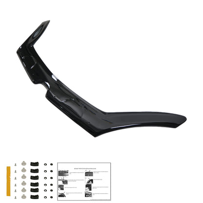 BP04.023 - Motorhaubenschutz passend für RENAULT Kangoo 2. Generation Facelift 2014-2019 Hochglanz Schwarz