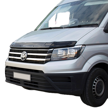 BP04.009 - Motorhaubenschutz passend für VW Crafter MK2 2017+ Hochglanz Schwarz