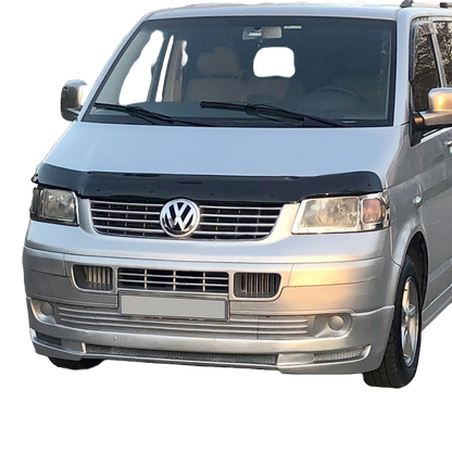 Motorhaubenschutz passend für VW Transporter T5 2003-2009 Hochglanz Schwarz