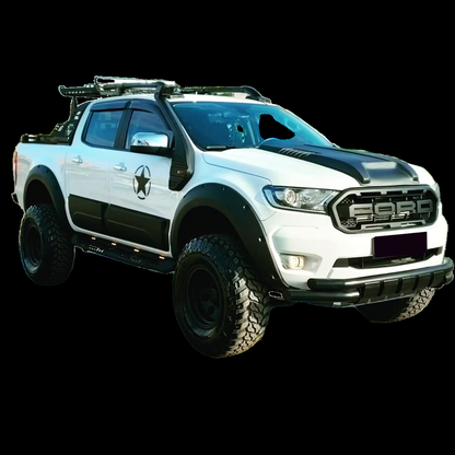 Motorhaubenscoop passend für FORD Ranger T7-T8 2015-2022 Matt Schwarz